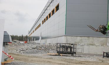 Cokolu paneļi projektam Zviedrijā